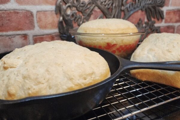 5-Ingredient Peasant Bread, homemade and freshly served