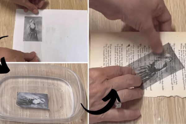 How to Transfer a Photo Using Packing Tape