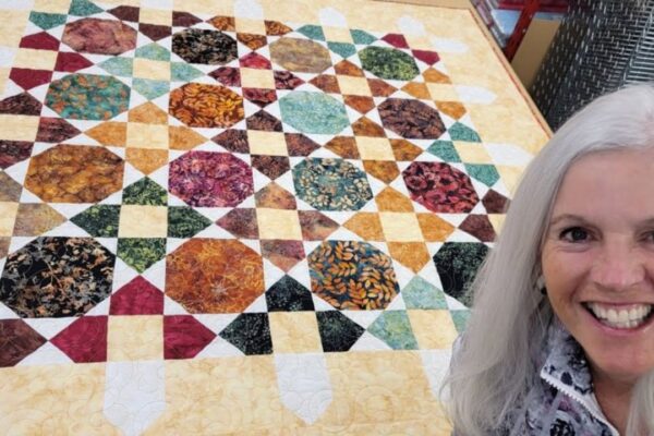 Finished Donna’s Fancy Picket Quilt, a completed DIY project