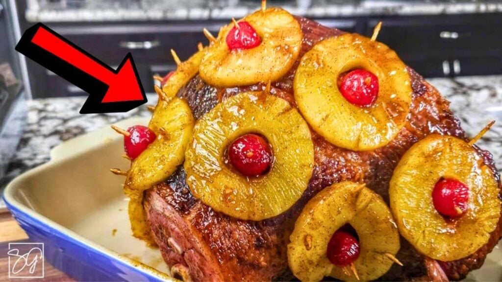 Classic Pineapple & Honey Glazed Ham at Home, homemade and freshly served