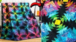 Beginner-Friendly Pineapple Quilt, homemade and freshly served