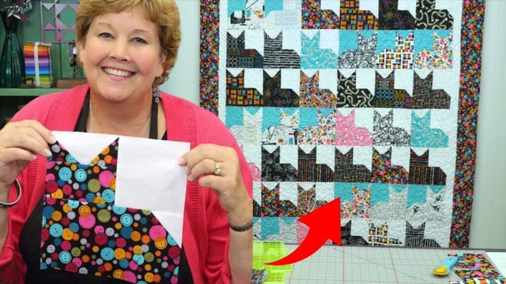 Finished Make an Easy Pins and Paws Quilt, a completed DIY project