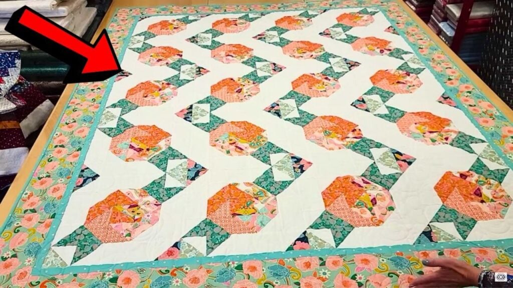 Finished How to Sew a Posy Pops Quilt, a completed DIY project