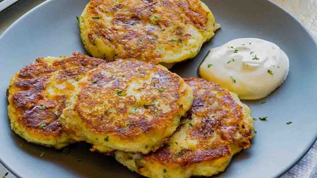 Easy Potato Patties, homemade and freshly served