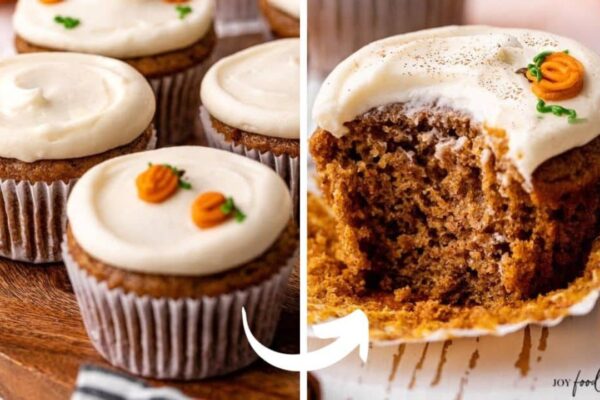 Pumpkin Cupcakes from Scratch, homemade and freshly served
