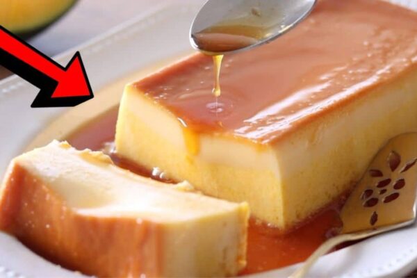 Easy-to-Make Pumpkin Custard Pudding, homemade and freshly served