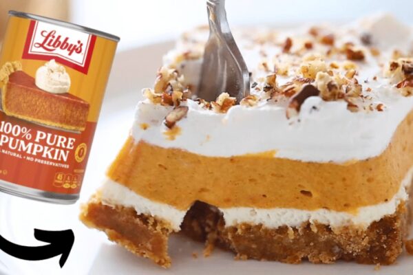 Easy Pumpkin Delight, homemade and freshly served