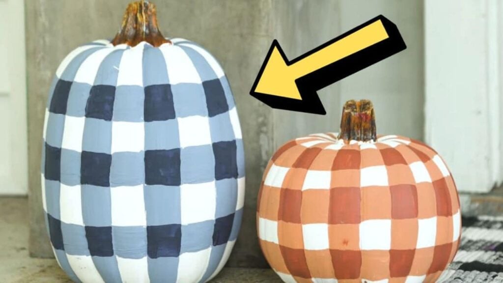 Finished Super Easy DIY Pumpkin Painting, a completed DIY project
