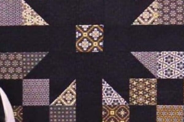 Finished Easy Oklahoma Quilt Using Charm Squares, a completed DIY project