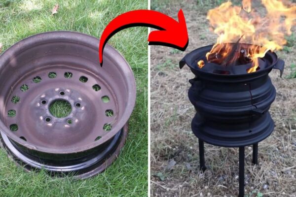 Finished How to Repurpose a Car Rim Into a DIY BBQ Grill, a completed DIY project