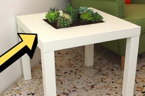 Finished How to Transform an IKEA Lack Table Into a Planter, a completed DIY project