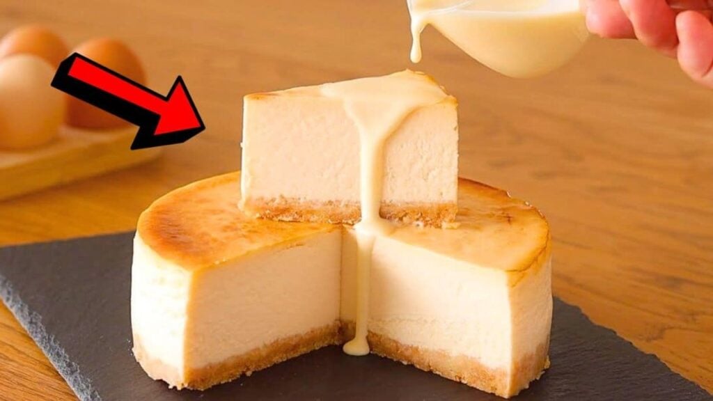 Easy Melt-in-Your-Mouth New York Cheesecake, homemade and freshly served