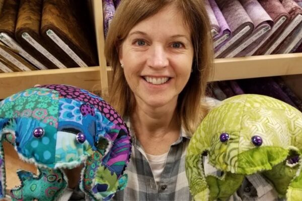 Finished Simple Scrappy Frog Sewing, a completed DIY project