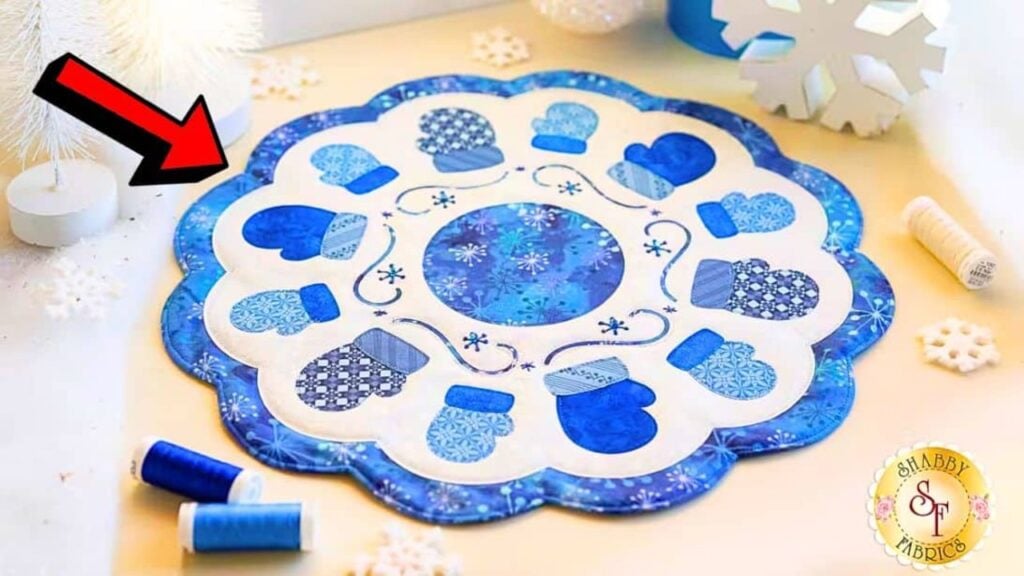Finished How to Sew a Simply Sweet Quilted Table Topper, a completed DIY project