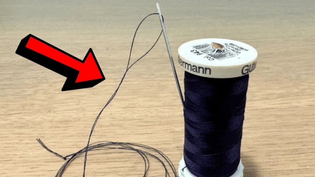 Finished The Easiest Way to Double Thread a Needle, a completed DIY project