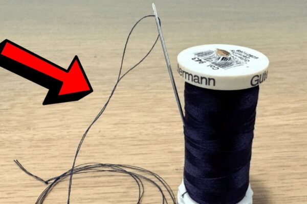 Finished The Easiest Way to Double Thread a Needle, a completed DIY project