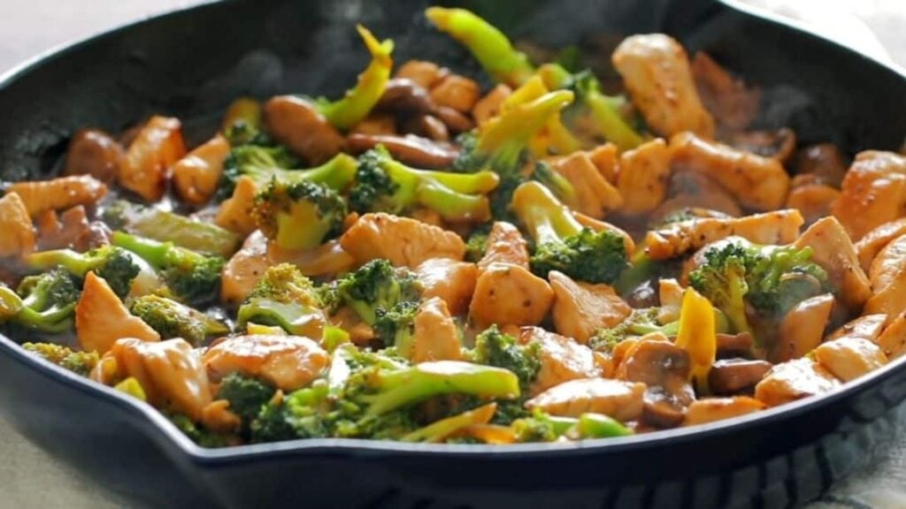 30-Minute Skillet Chicken & Broccoli, homemade and freshly served