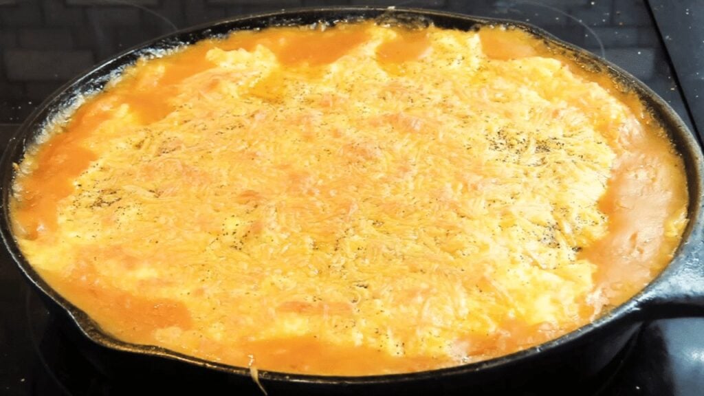 Budget-Friendly Skillet Cowboy Pie, homemade and freshly served