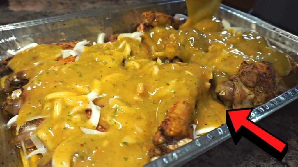 Easy Smothered Turkey Wings, homemade and freshly served