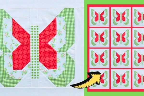 Easy Social Butterfly Quilt Sewing, homemade and freshly served