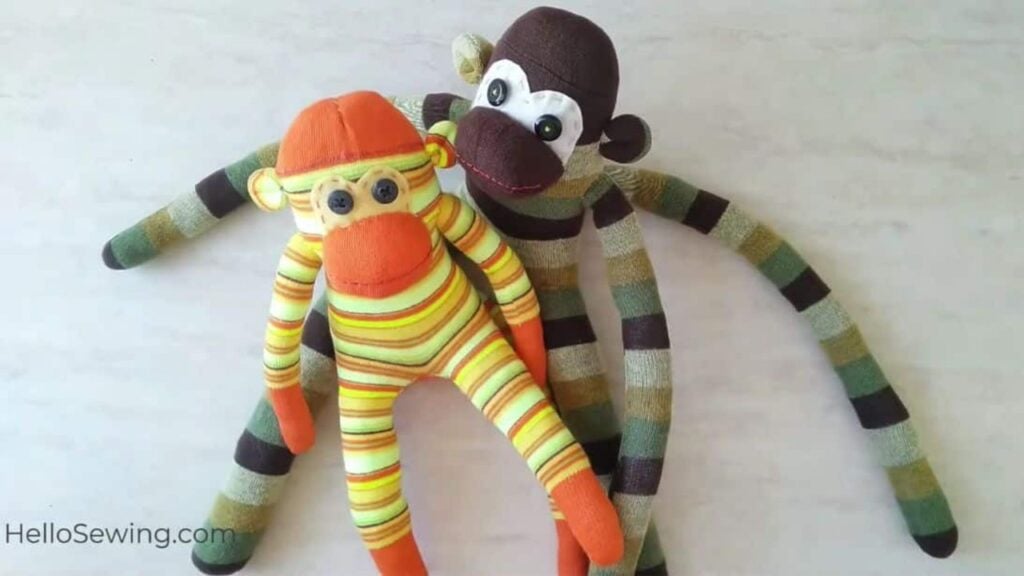 Finished Easy Sock Monkey Sewing, a completed DIY project