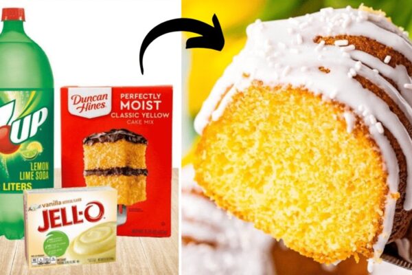 Easy 7Up Pound Cake, homemade and freshly served