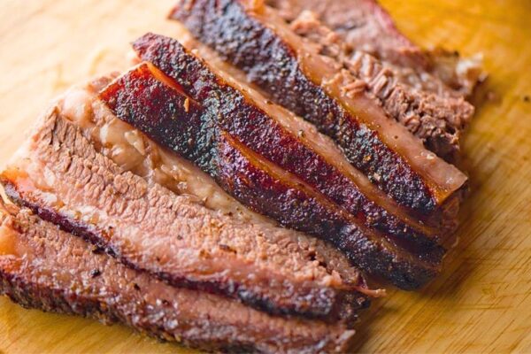 Easiest Brisket With Caramelized Onions, homemade and freshly served