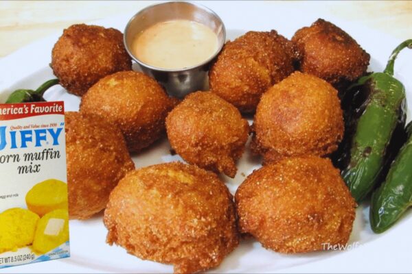 Classic Southern Hush Puppies, homemade and freshly served