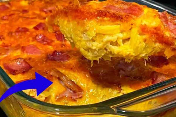 Easy Southern Squash Casserole, homemade and freshly served