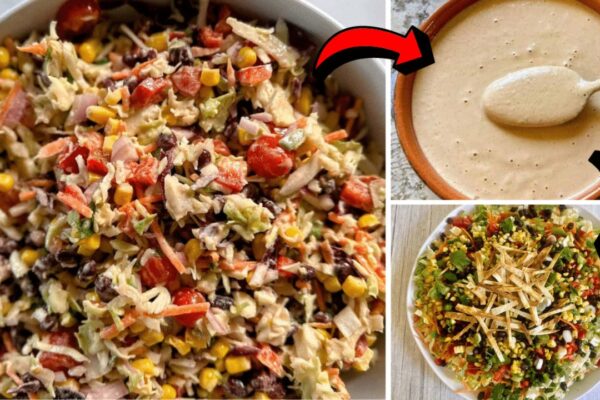 Quick & Easy Southwest Coleslaw, homemade and freshly served