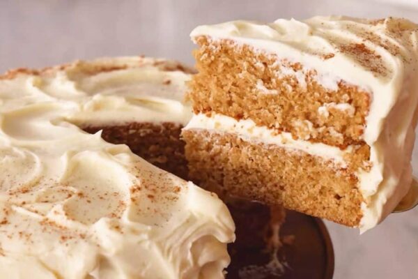 Easy Spice Cake, homemade and freshly served