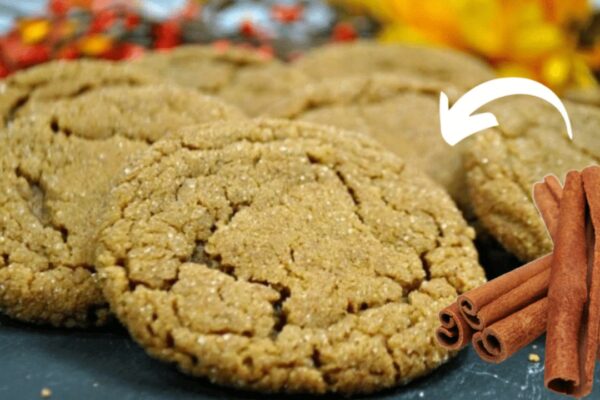 Soft and Chewy Spice Cookies, homemade and freshly served