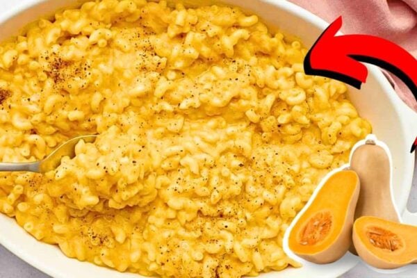 Easy Roasted Butternut Squash Mac & Cheese, homemade and freshly served
