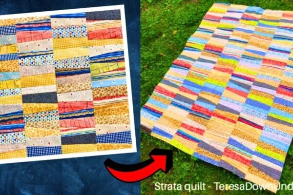 Finished Learn the Stack-and-Cut Quilt Technique, a completed DIY project