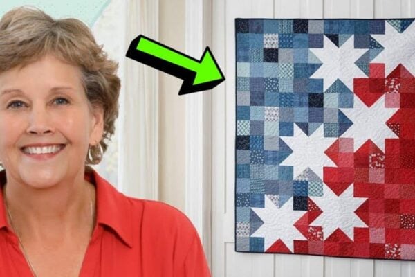 Finished a Star-Spangled Variation Quilt, a completed DIY project