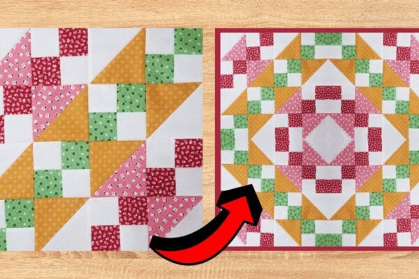 Finished a State House Quilt Block, a completed DIY project
