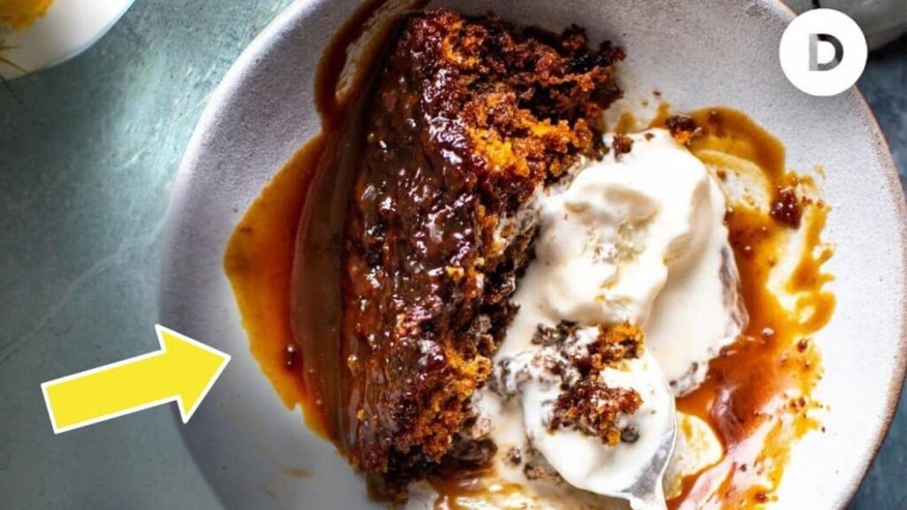 Easy Sticky Toffee Pudding, homemade and freshly served