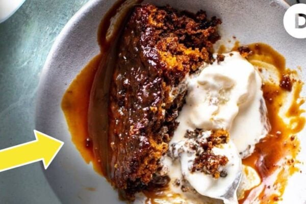 Easy Sticky Toffee Pudding, homemade and freshly served
