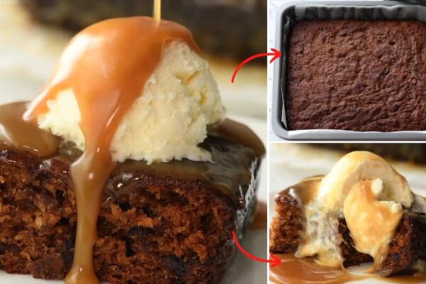 Sticky Toffee Pudding, homemade and freshly served