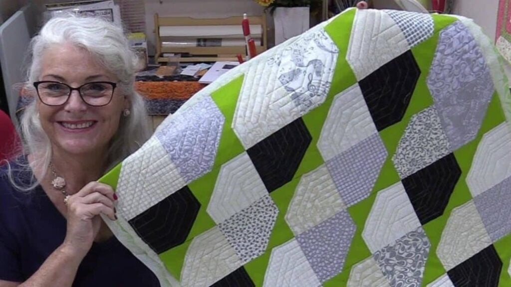 Finished Easy Straight Line Quilting Ruler Work, a completed DIY project