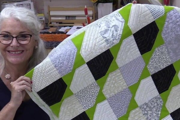 Finished Easy Straight Line Quilting Ruler Work, a completed DIY project