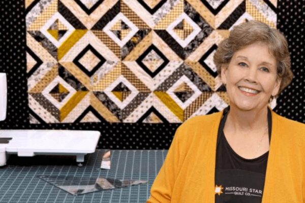 Finished Easy Summer Squares Quilt With Jenny Doan, a completed DIY project