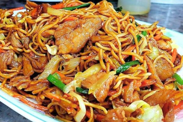 Easy Take-Out Style Stir-Fried Chicken & Noodles, homemade and freshly served