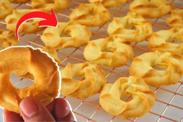 3-Ingredient Butter Cookies Ready in 15 Minutes!, homemade and freshly served