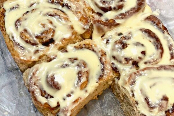 Easy-To-Make Gluten-Free Cinnamon Rolls, homemade and freshly served