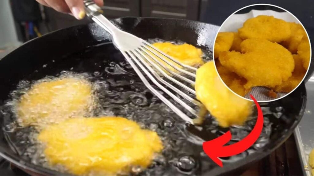 5-Ingredient Hot Water Cornbread, homemade and freshly served