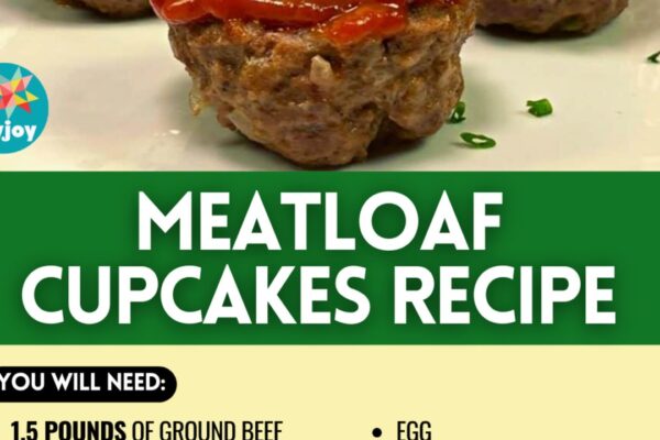 Easy To Make Meatloaf Cupcakes, homemade and freshly served