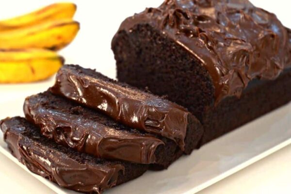 Easy-To-Make Moist Choco Banana Cake Using Overripe Bananas, homemade and freshly served