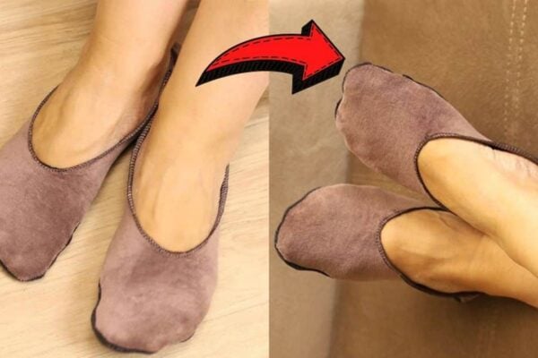 Finished Easy 3-Minute DIY Socks Sewing, a completed DIY project