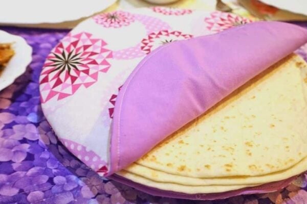 Finished Easy Tortilla Warmer Sewing, a completed DIY project
